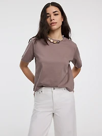 Crew-Neck Boxy T-Shirt