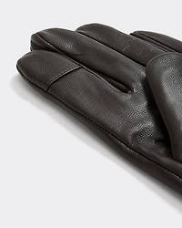 Gants en cuir compatibles avec écrans tactiles