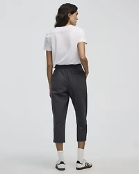 Poplin Capri Pants