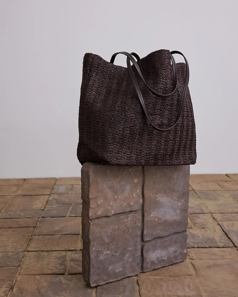 Sac fourre-tout en paille