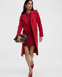 Manteau long à deux boutons