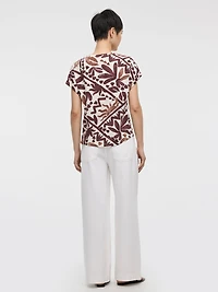 T-shirt à manches courtes et col rond