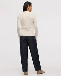 Long-Sleeve Mock-Neck Pullover - R Essentials