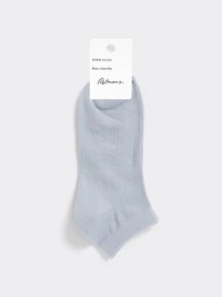 Anklet Socks with Pointelle Stitches