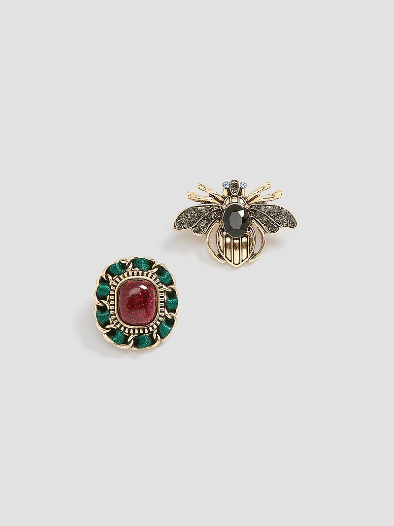 Broches rétro – Ensemble de 2
