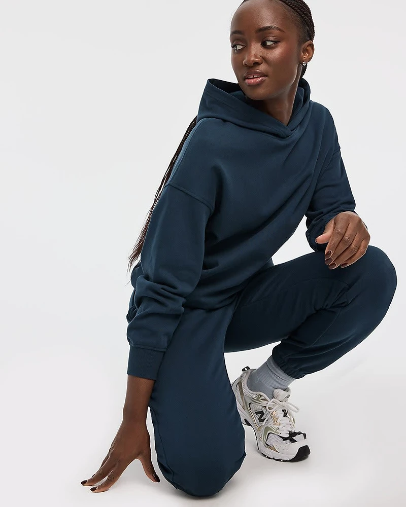 Pull à capuchon en French Terry