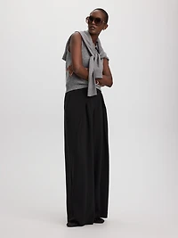 Wide-Leg High-Rise Pant