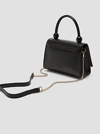 Sac à main structuré en faux cuir