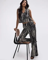 Pantalon à jambe large