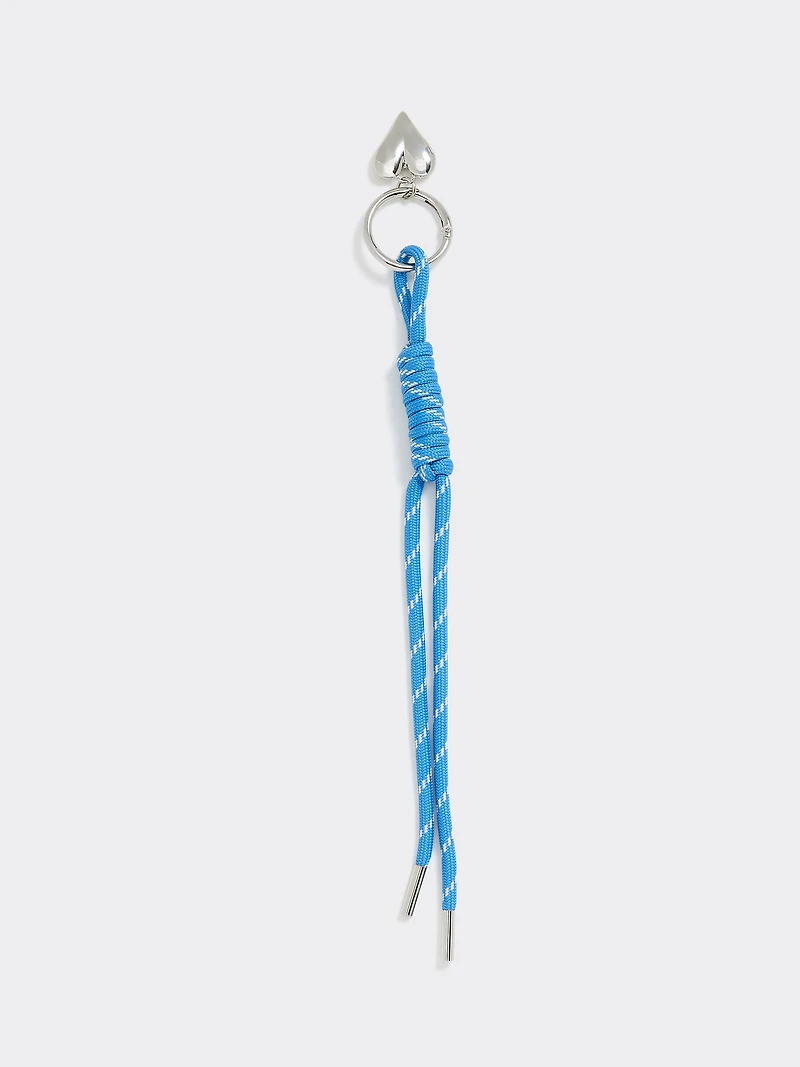 Cord Bag Charm with Heart