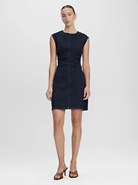 Sleeveless Mini Denim Dress