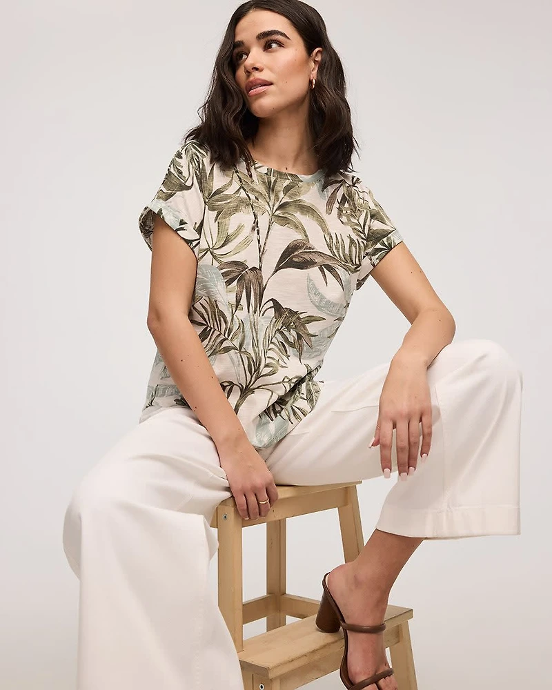 Short-Sleeve Crew-Neck Tee