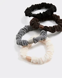 Solid Scrunchies - Set of 4