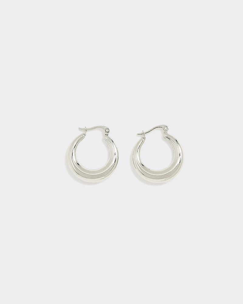 Stainless Steel Chunky Hoops