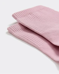 Bas chevilles côtelés