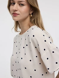 Blouse t-shirt à col rond