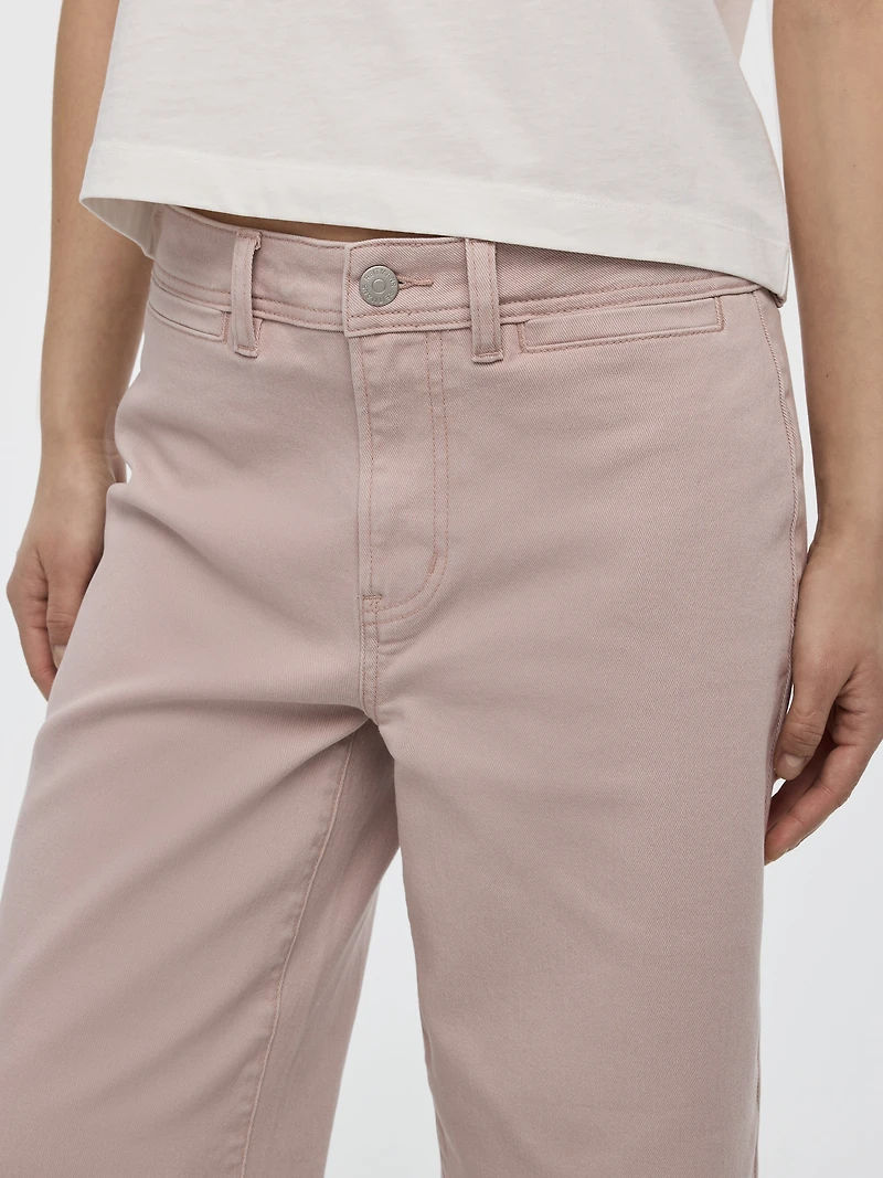 Straight-Leg High-Rise Cropped Mariner Pant
