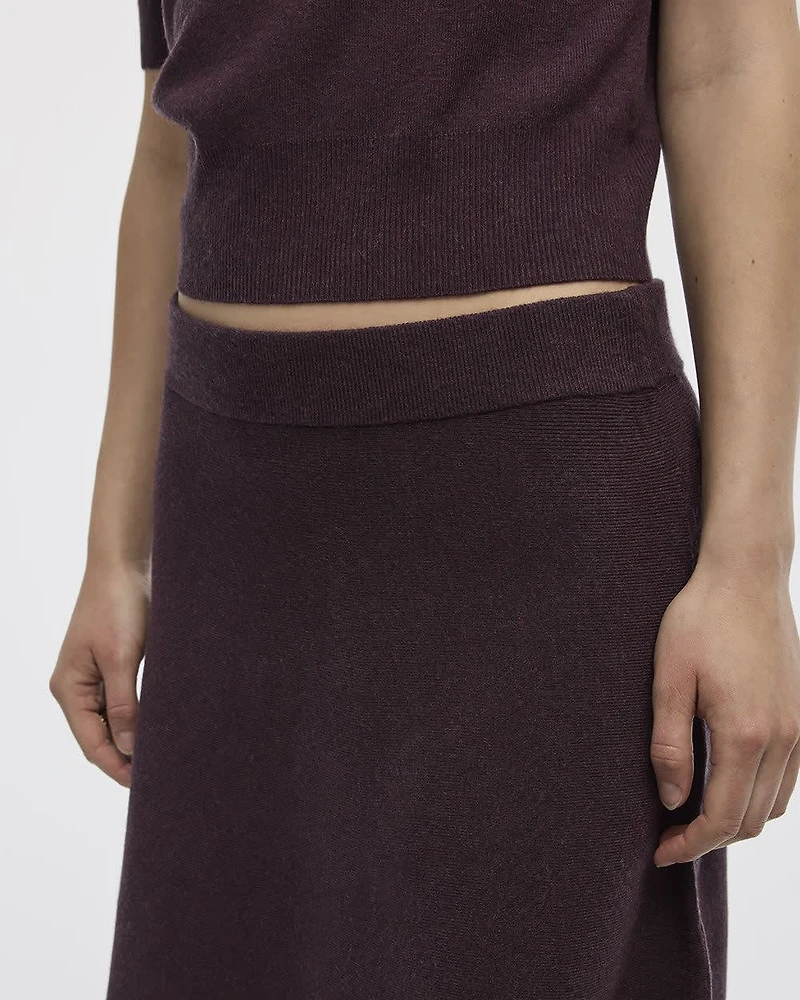 Mini jupe avec taille élastique