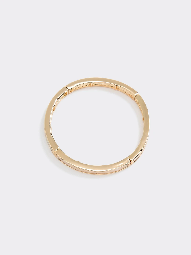 Stretch Mother-of-Pearl Bracelet