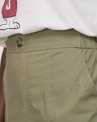 Pantalon jogger en popeline avec poches cargo - Long