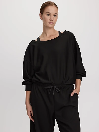 Long-Sleeve Off-the-Shoulder Top