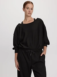 Long-Sleeve Off-the-Shoulder Top