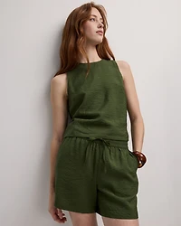 Short avec cordon de serrage