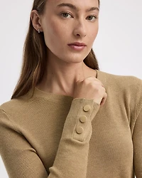 Pull à col rond manches longues