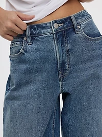 Jean ample à taille mi-haute - Coupe Courbes