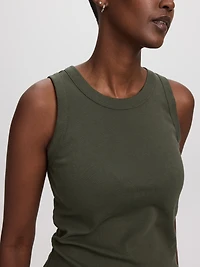 Camisole côtelée à col rond - R Essentials