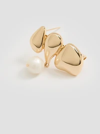 Brooch with Freshwater Pearl