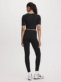 Legging with Cross-Over Waistband