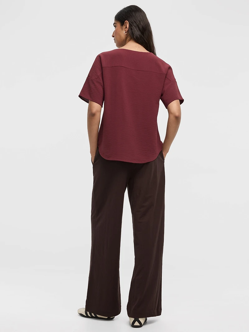 Blouse t-shirt à col rond