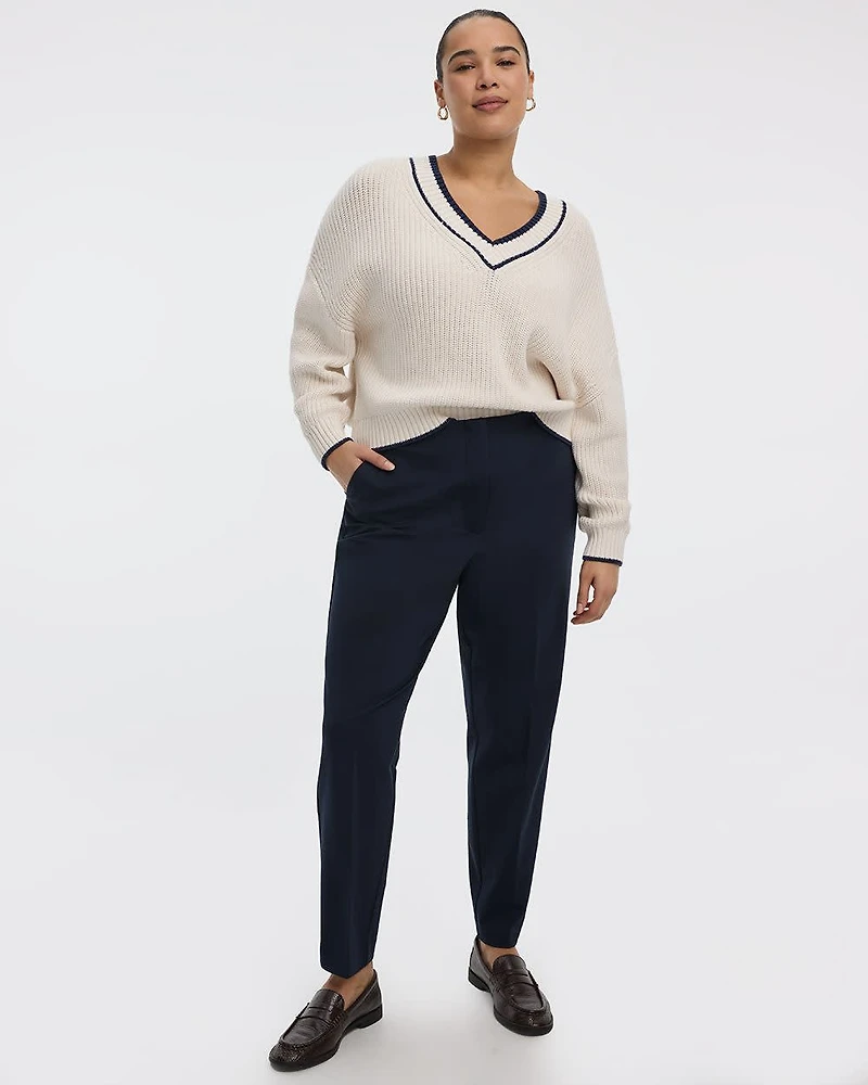 Slim-Leg High-Rise Pant - Curvy Fit