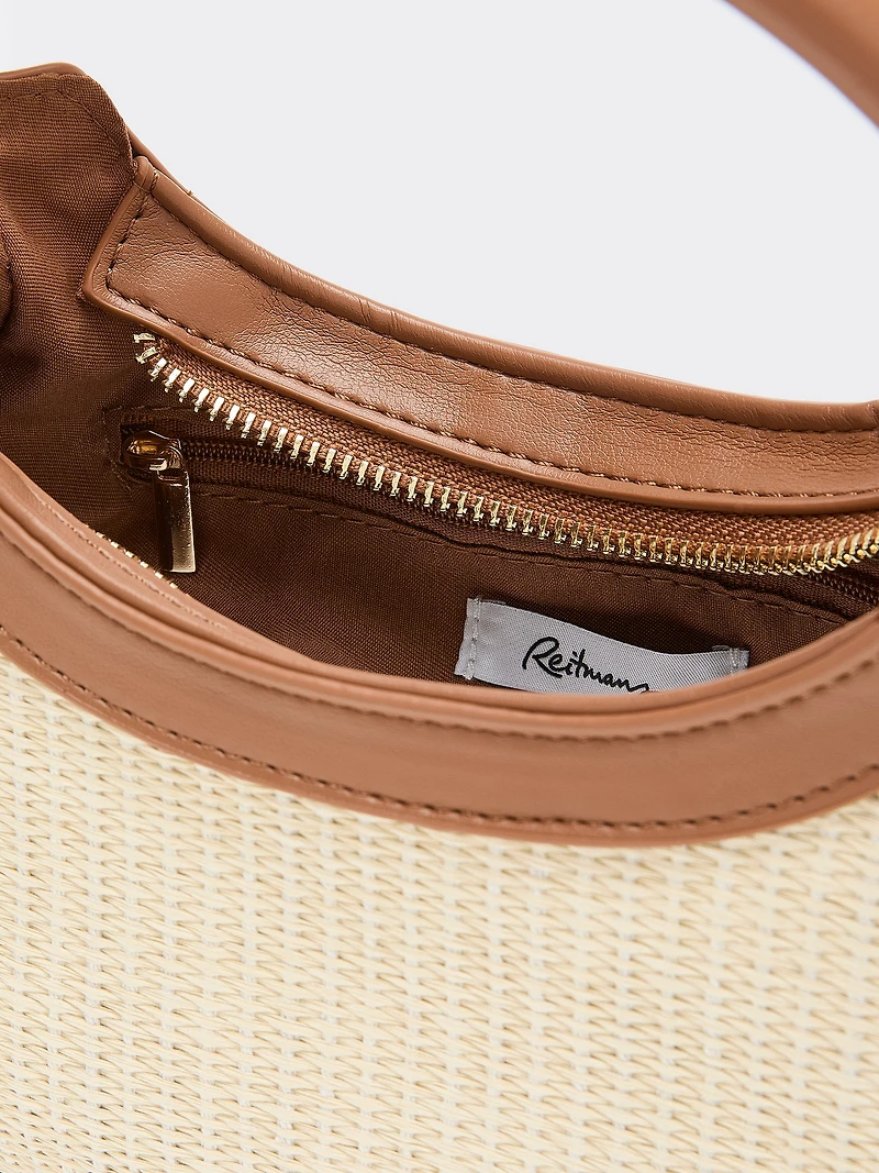 Petit sac à main en paille