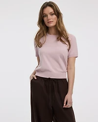 Pull à col rond et manches courtes - R Essentials