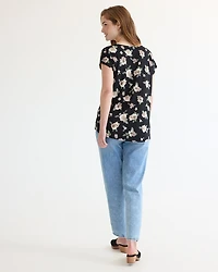 Extended-Sleeve V-Neck Tunic