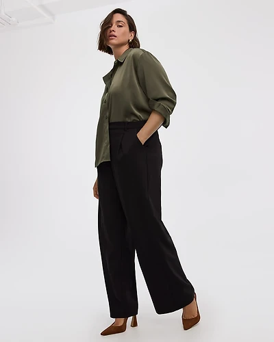 Wide-Leg High-Rise Pant - The Timeless Curvy Fit