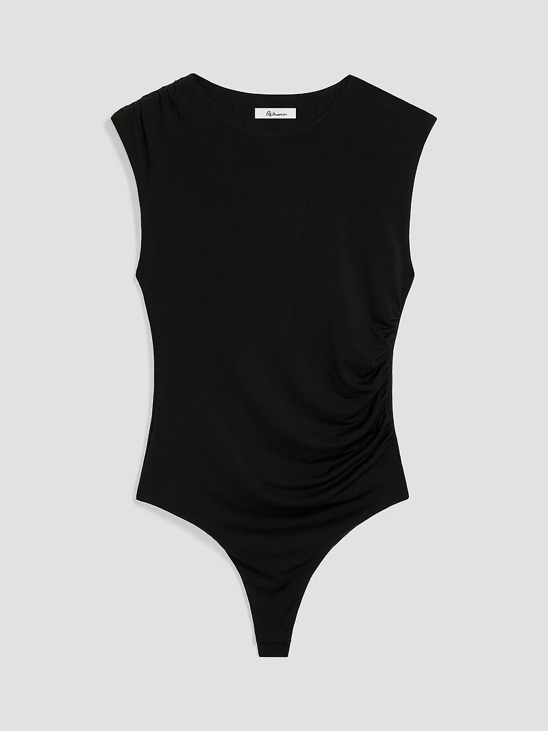 Sleeveless Crew-Neck Bodysuit