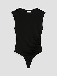 Sleeveless Crew-Neck Bodysuit