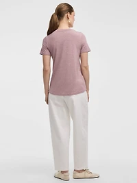 T-shirt à col V - R Essentiels
