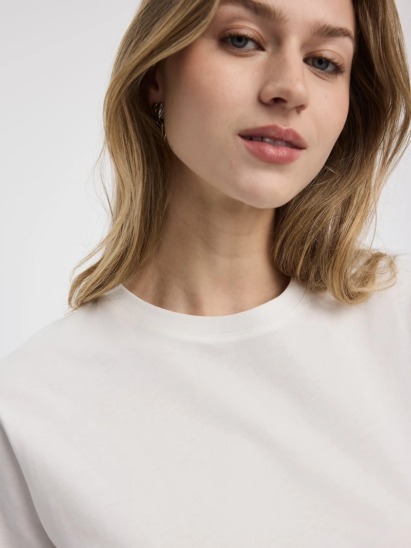 Crew-Neck Boxy T-Shirt