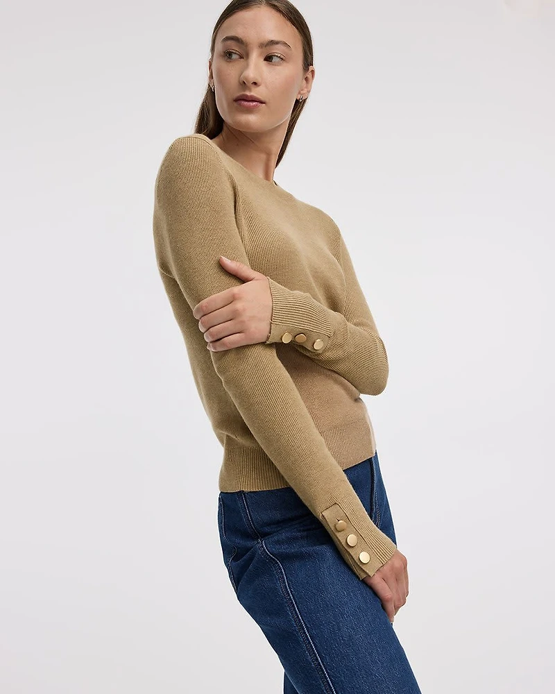 Long-Sleeve Crew-Neck Sweater