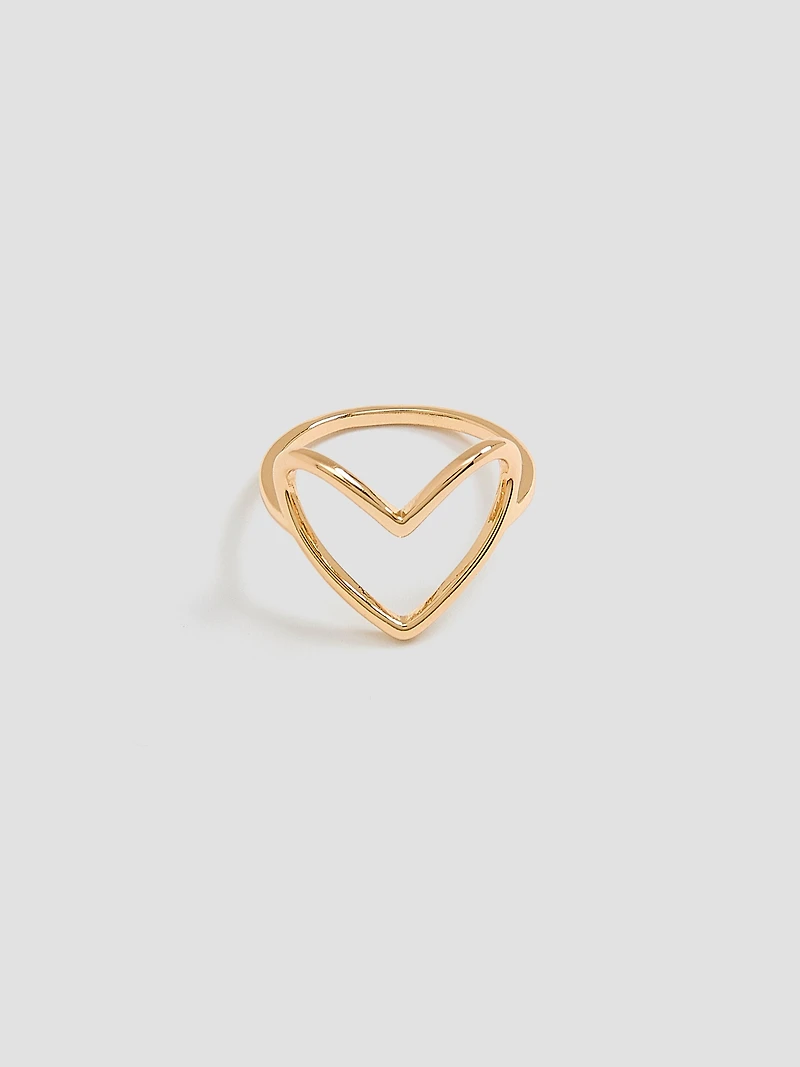 Bague en coeur