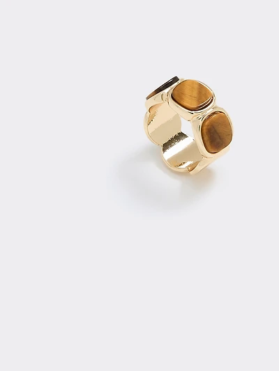 Ring with Tiger Eyes