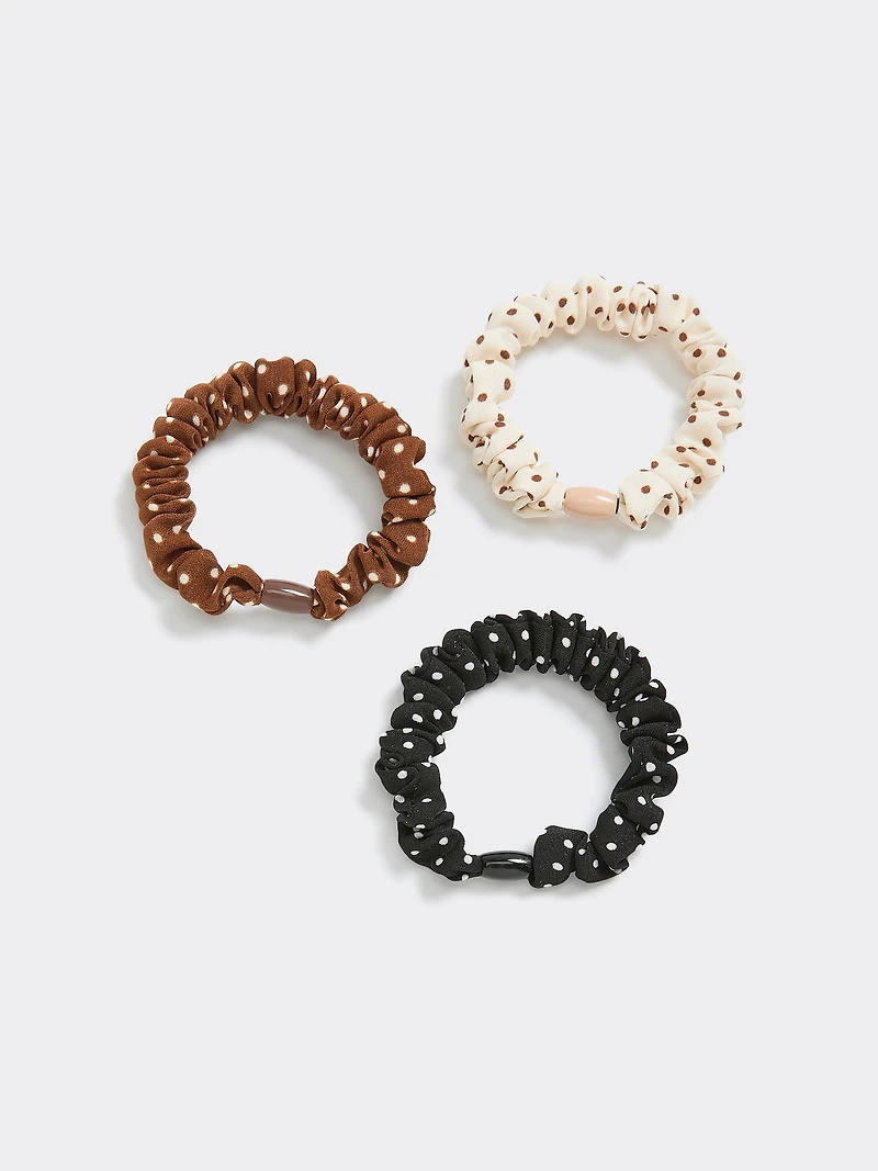 Chouchous à pois - Ens. de 3