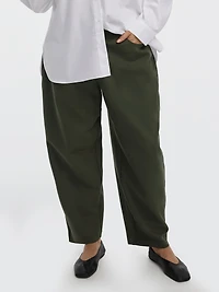 Mid-Rise Barrel Pants - Curvy Fit