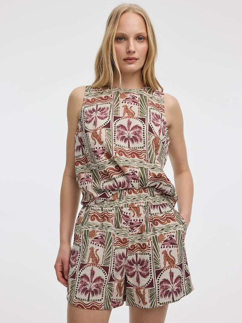 Camisole à col rond