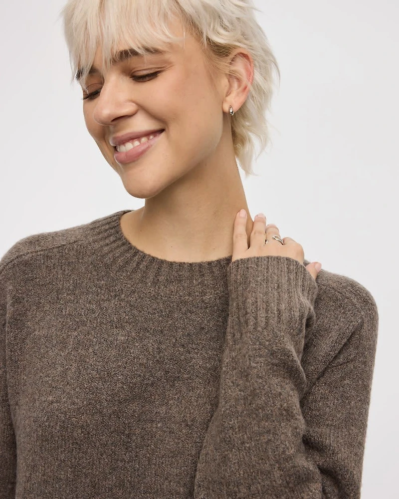 Long-Sleeve Crew-Neck PlushSoft Pullover