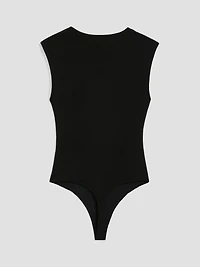 Sleeveless Crew-Neck Bodysuit